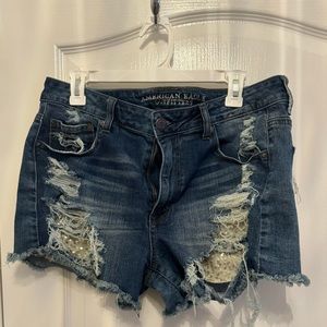 American Eagle shorts high rise festival size 14